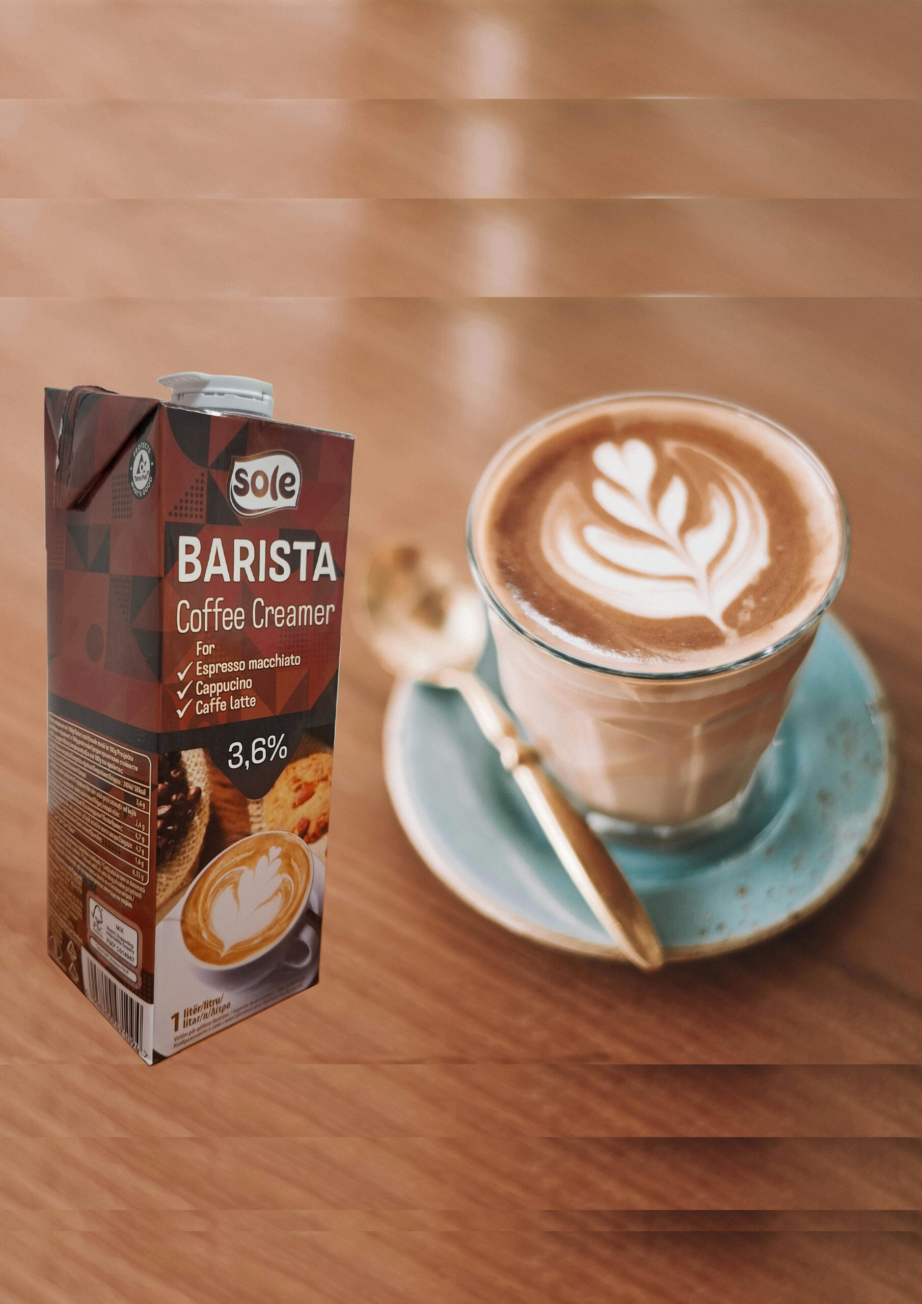1Α Γάλα BARISTA Coffee Creamer 3,6% - SOLE ΓΑΛΑ BARISTA - Image 1