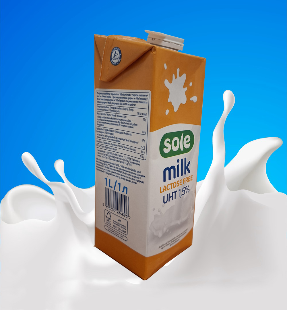 1.5A SOLE Γάλα 1,5% LACTOSE FREE - Image 1